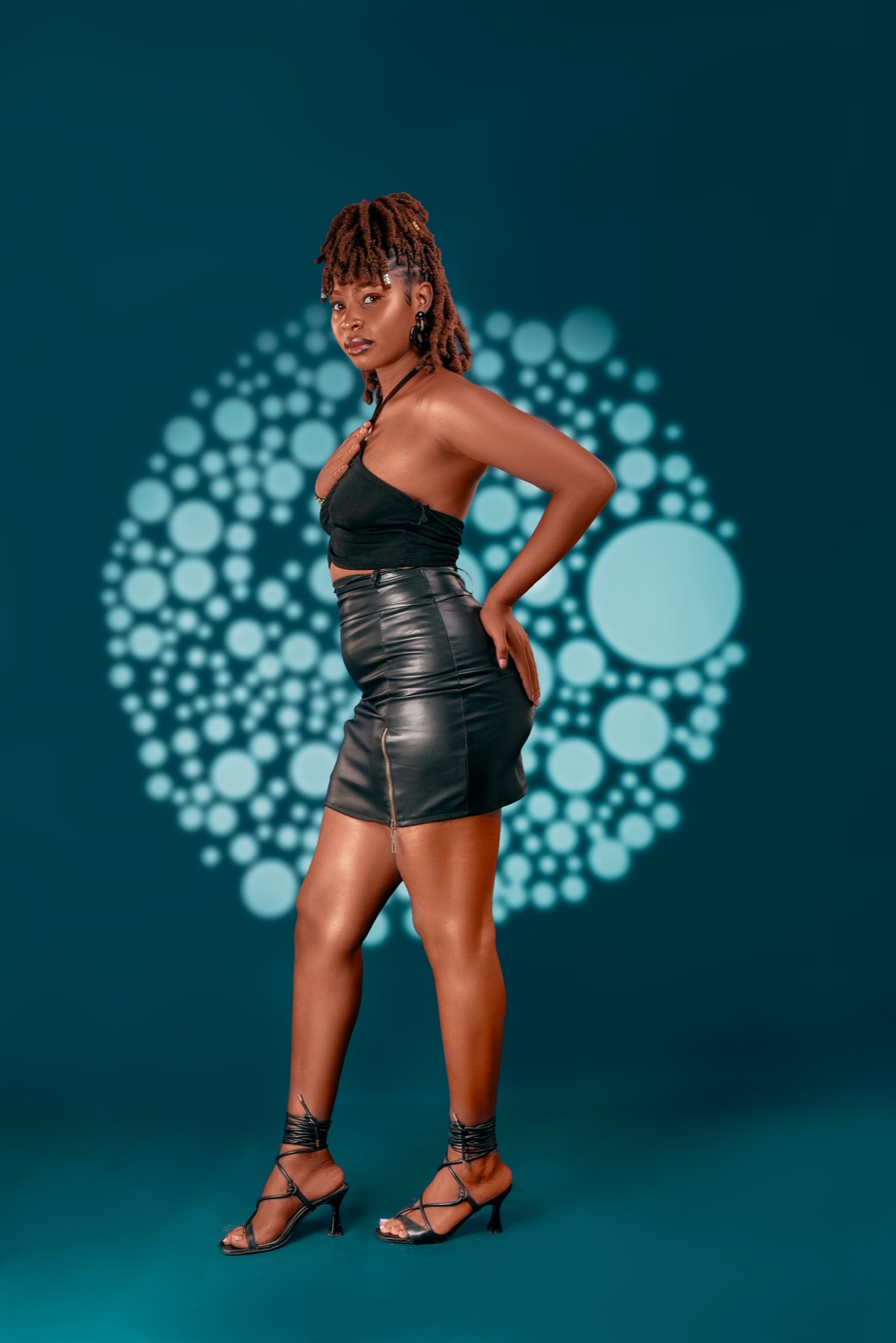 Studio fashion shoot